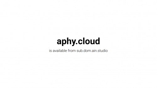 aphy.cloud Image