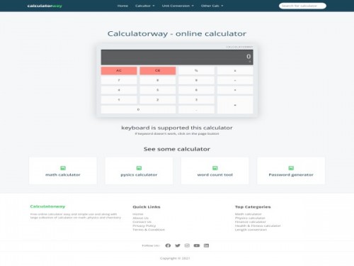 calculatorway.com Image