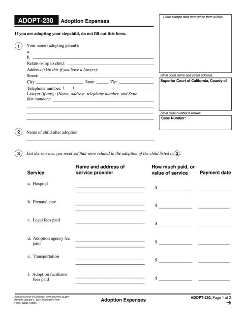 adopt-230-form.com Image