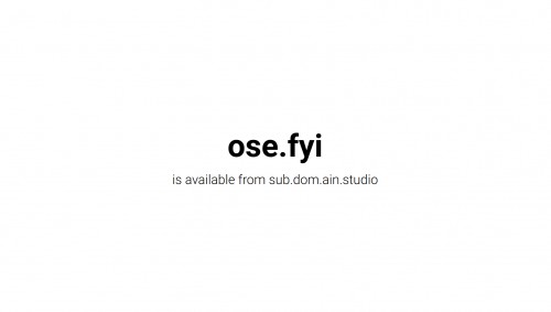 ose.fyi Image