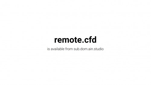 remote.cfd Image