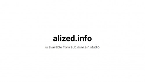 alized.info Image