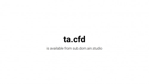 ta.cfd Image