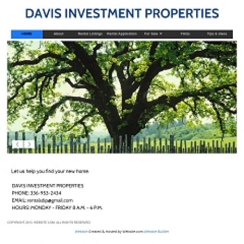 davisinvestmentproperties.net Image